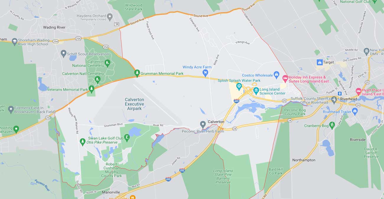 Calverton, NY 11933 Map